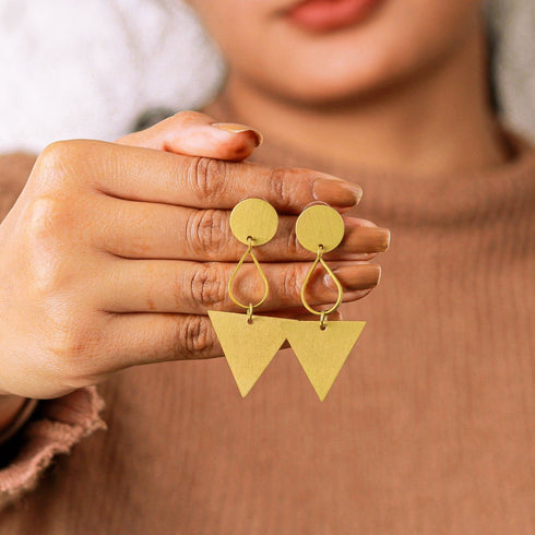 Trio Gold Earing - The Earth Store - Fashion Accessories